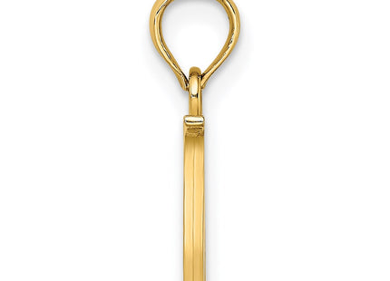14k Yellow Gold Pendants Style K6423W - Classique Jewelry Inc.