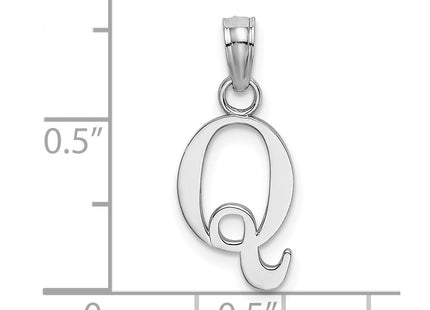 14k White Gold Pendants Style K6423WQ - Classique Jewelry Inc.