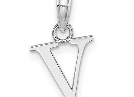 14k White Gold Pendants Style K6423WV - Classique Jewelry Inc.