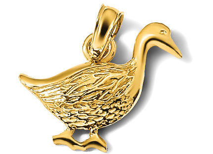 14K Goose Charm