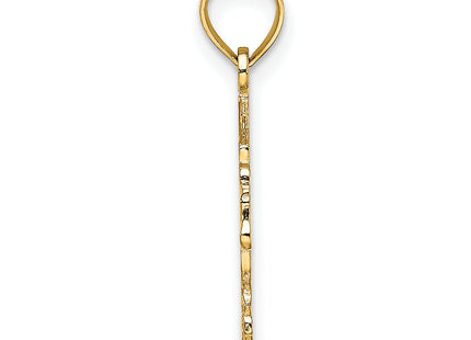 14K Carousel Horse Charm, 9.7 x 13.2mm