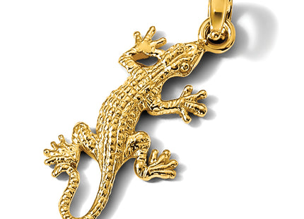 14K 2-D Lizard Charm
