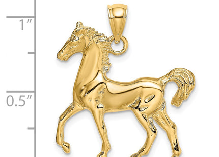14K gold charm, another view