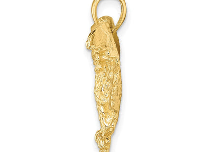 14K Eagle w/ Wings Spread Charm (Style K6524)