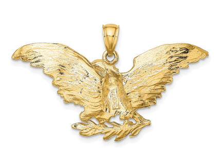 14K Eagle w/ Wings Spread Charm (Style K6524)