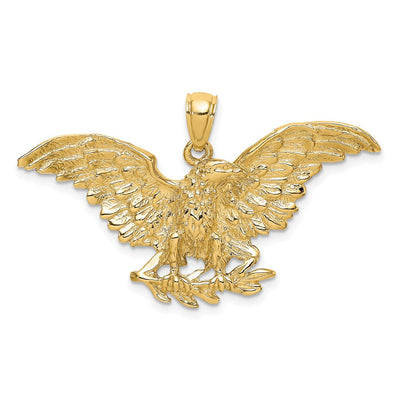 14K gold wing charm