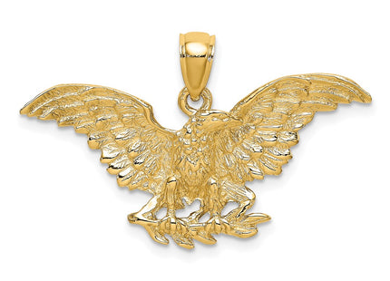 14K gold wing charm