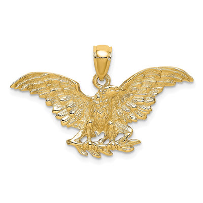 14K gold wing charm