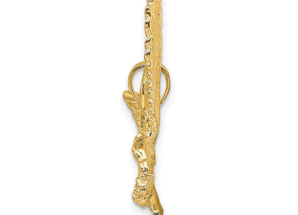 14K gold charm, alternate view