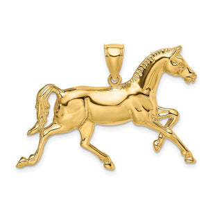 14K Polished Horse Charm (Style K6538)