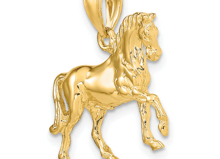 14K 3-D Horse Charm