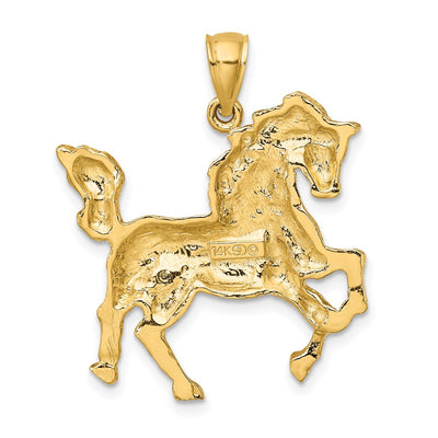 14K Horse Charm, 32.3 x 26.17mm