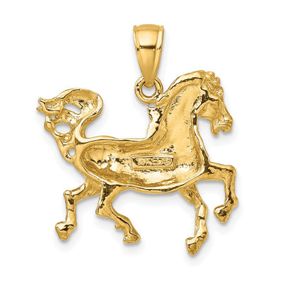 14K Horse Charm, 25.75 x 20.9mm