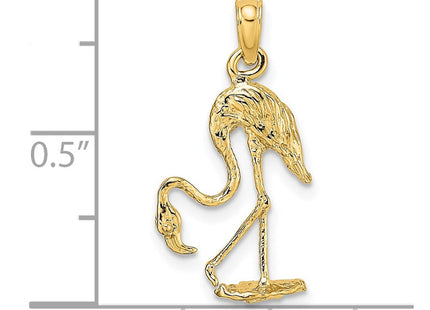 14K gold charm, another view