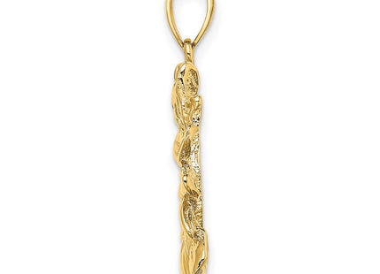14K gold charm, alternate view