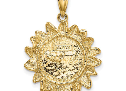 14K gold charm, another view