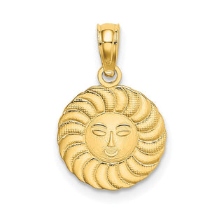 14k Sun Charm (Style K6620)