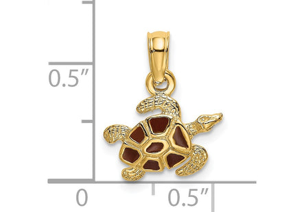 14K gold charm, another view
