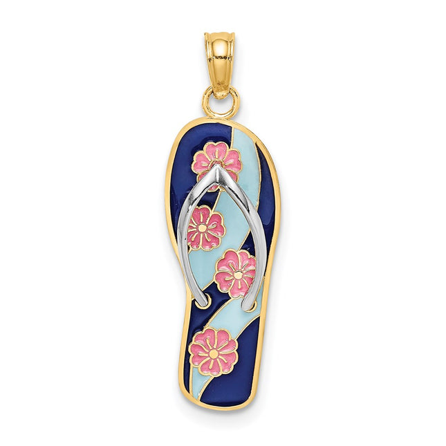 14k Yellow & Rhodium Jewelry Style K6802 - Classique Jewelry Inc.