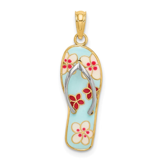 14k Yellow & Rhodium Jewelry Style K6803 - Classique Jewelry Inc.