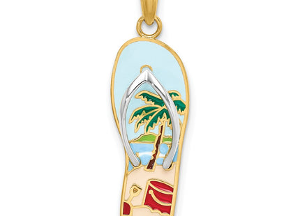 14k Yellow & Rhodium Jewelry Style K6804 - Classique Jewelry Inc.