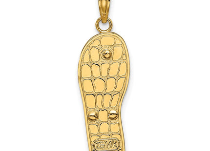 14k Yellow & Rhodium Jewelry Style K6805 - Classique Jewelry Inc.