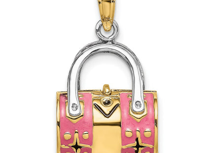 14k Yellow & Rhodium Jewelry Style K6936 - Classique Jewelry Inc.
