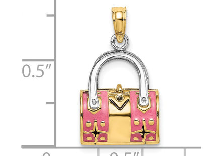 14k Yellow & Rhodium Jewelry Style K6936 - Classique Jewelry Inc.