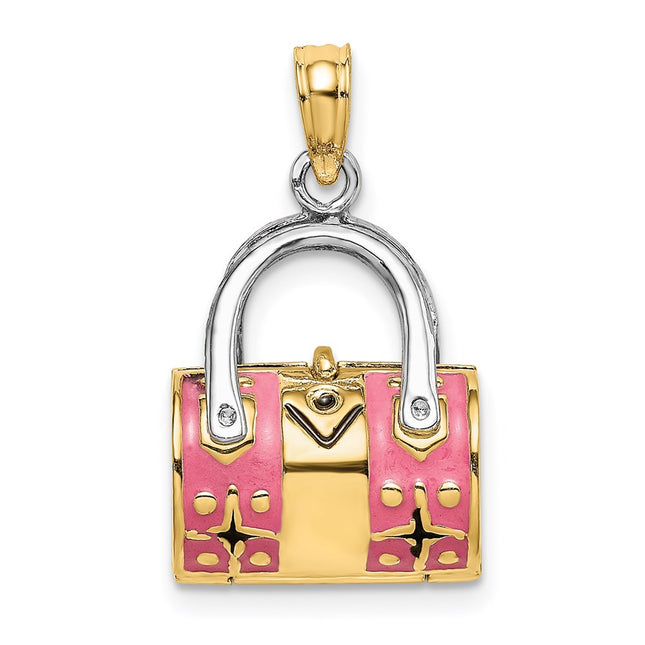 14k Yellow & Rhodium Jewelry Style K6936 - Classique Jewelry Inc.