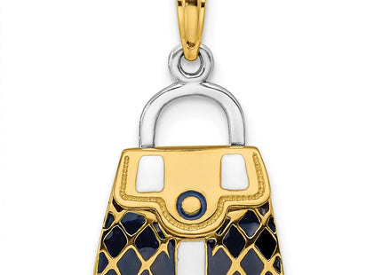 14k Yellow & Rhodium Jewelry Style K6940 - Classique Jewelry Inc.