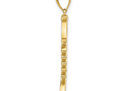 14k Yellow Gold Pendants Style K7048 - Classique Jewelry Inc.