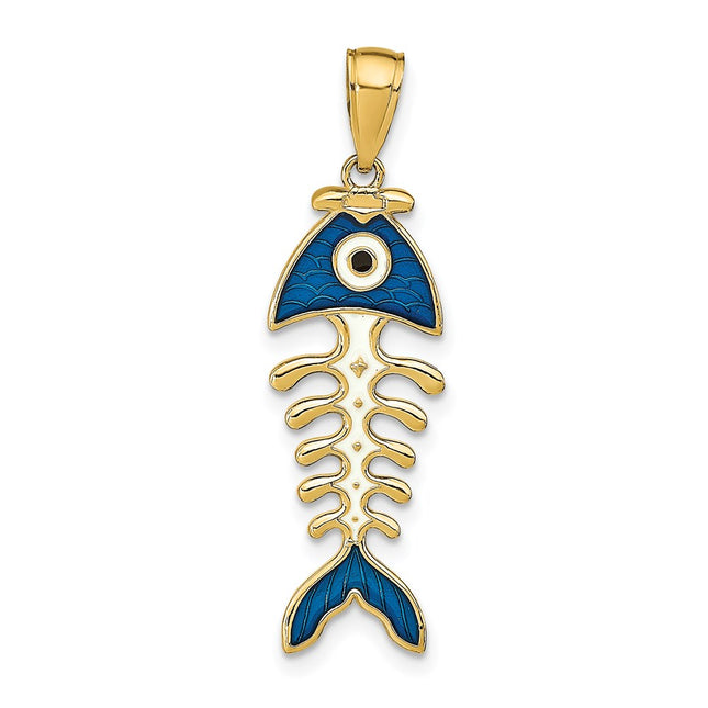 14k Yellow Gold Pendants Style K7048 - Classique Jewelry Inc.
