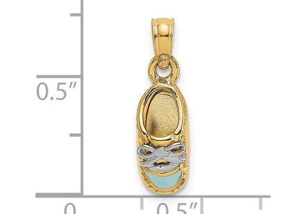 14k Yellow & Rhodium Jewelry Style K7074 - Classique Jewelry Inc.