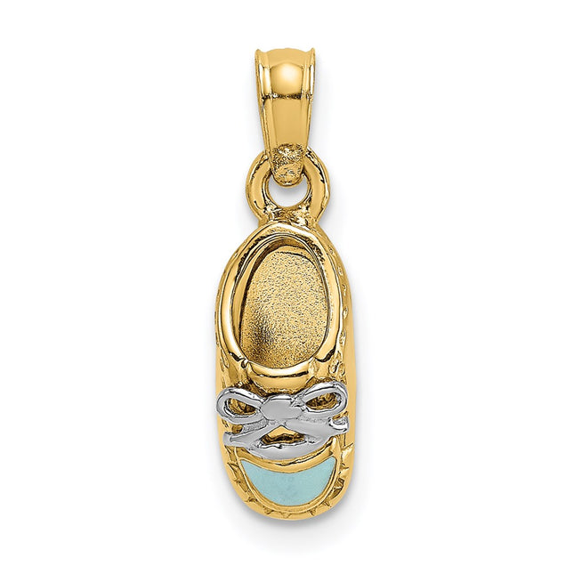 14k Yellow & Rhodium Jewelry Style K7074 - Classique Jewelry Inc.