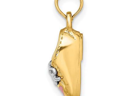 14k Yellow & Rhodium Jewelry Style K7075 - Classique Jewelry Inc.