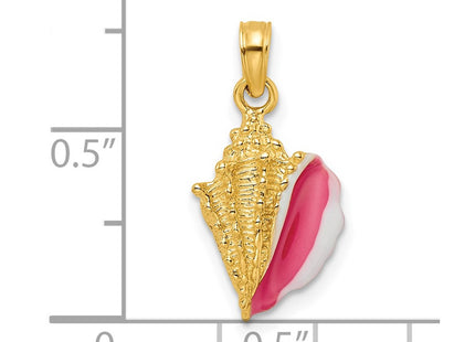 14K gold pendant, another view
