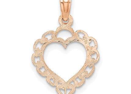 14k Rose Gold Pendants Style K7097R - Classique Jewelry Inc.