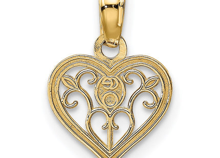 14k Yellow Gold Pendants Style K7103 - Classique Jewelry Inc.