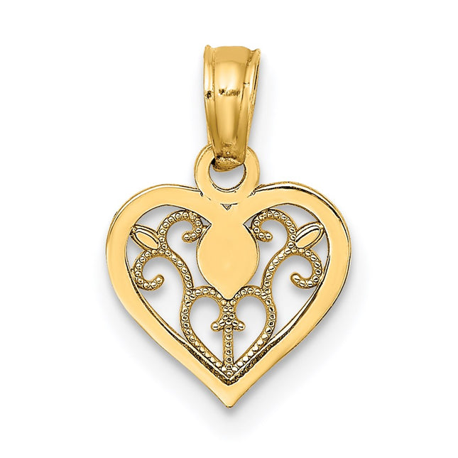 14k Yellow Gold Pendants Style K7103 - Classique Jewelry Inc.