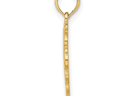 14k Yellow Gold Pendants Style K7105 - Classique Jewelry Inc.