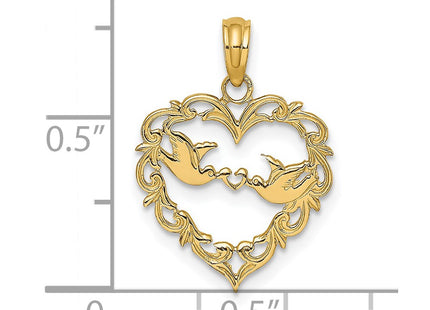 14k Yellow Gold Pendants Style K7105 - Classique Jewelry Inc.