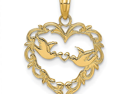 14k Yellow Gold Pendants Style K7105 - Classique Jewelry Inc.
