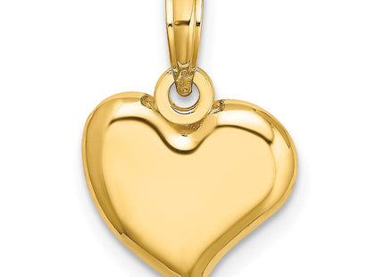 14K gold teardrop charm