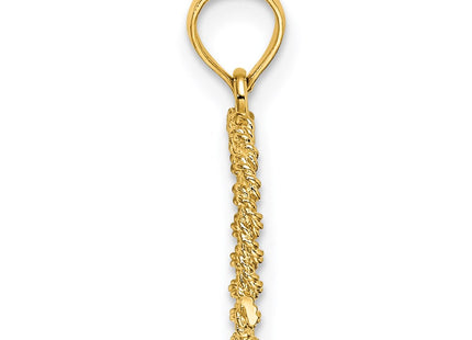 14k Yellow Gold Pendants Style K7125 - Classique Jewelry Inc.