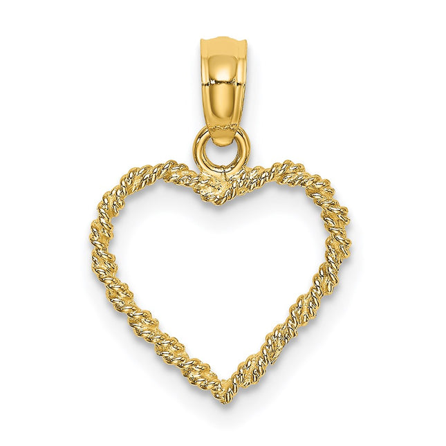 14k Yellow Gold Pendants Style K7125 - Classique Jewelry Inc.