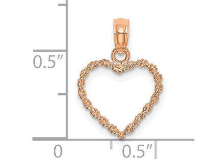 14k Rose Gold Pendants Style K7125R - Classique Jewelry Inc.