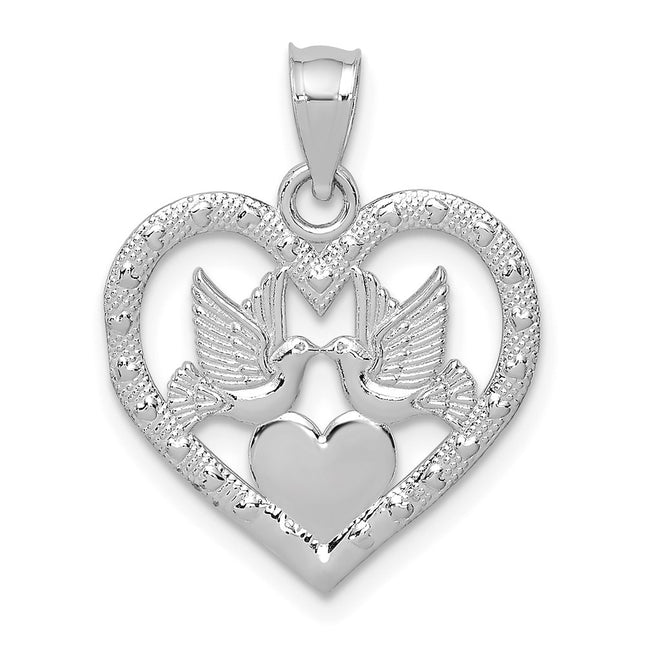 14k White Gold Jewelry Style K7129W - Classique Jewelry Inc.