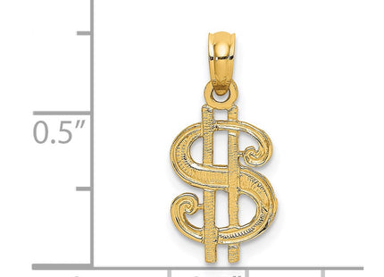14K gold charm, another view