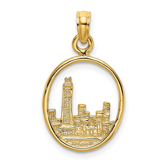14k Yellow Gold Jewelry Style K7143 - Classique Jewelry Inc.
