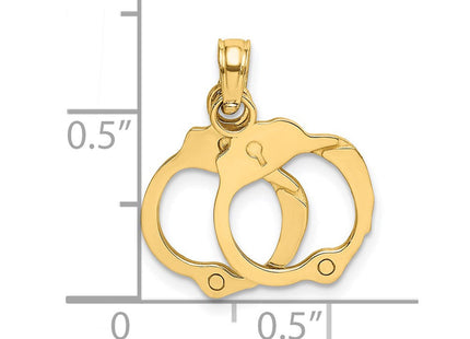 14K gold charm, another view